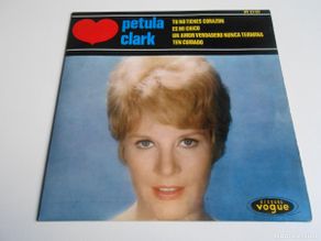 Vinyl-Schallplatten: PETULA CLARK, EP, TU NO TIENES CORAZÓN + 3, AÑO 1964, DISQUES VOGUE HV 27-121